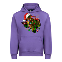 Tulip Christmas Western Texas Map Urban Hoodie - BundleAndBundleShop