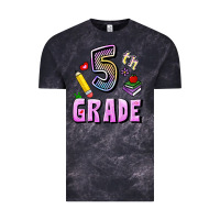Cloud Black Fifth Grade Vintage Tee - RanaPortraitStore
