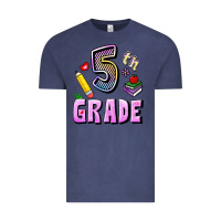 Vintage Denim Fifth Grade Vintage Tee - RanaPortraitStore