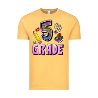 Vintage Mustard Fifth Grade Vintage Tee - RanaPortraitStore