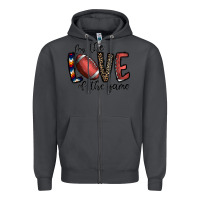 Smoke for the love of the game football Zipper Hoodie - CowhideDigitalArt