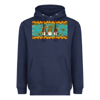 Navy coffee gnomes Heavyweight Hoodie - Artiststas