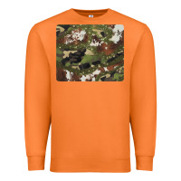 Carrot black and brown cowhide camouflage Premium Sweatshirt - BarkalooDesign