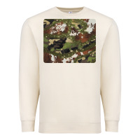 Sandshell black and brown cowhide camouflage Premium Sweatshirt - BarkalooDesign