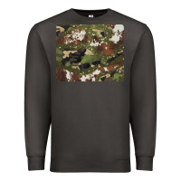 Smoke black and brown cowhide camouflage Premium Sweatshirt - BarkalooDesign