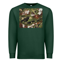 Sports Green black and brown cowhide camouflage Premium Sweatshirt - BarkalooDesign