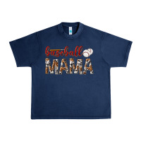 Navy baseball mama Urban Heavy Tee - texasbilliewilder