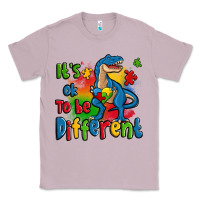 Lilac it's ok to be different autism trex Classic Tee - Zillion Design Studio