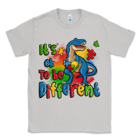 Moon Dust it's ok to be different autism trex Classic Tee - Zillion Design Studio