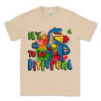 Mushroom it's ok to be different autism trex Classic Tee - Zillion Design Studio