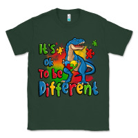 Sports Green it's ok to be different autism trex Classic Tee - Zillion Design Studio