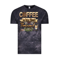 Cloud Black coffee is my best friend Vintage Tee - BarkalooDesign