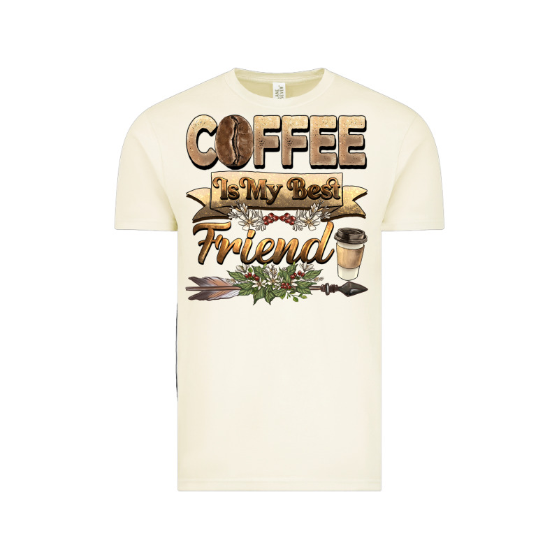Coffee Is My Best Friend Vintage Tee by BarkalooDesign | Teevron