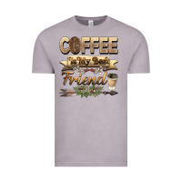 Vintage Zinc coffee is my best friend Vintage Tee - BarkalooDesign