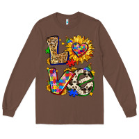 Chestnut autism love Long Sleeve Tee - Zillion Design Studio