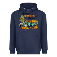Navy grateful thankful blessed Heavyweight Hoodie - JahusDesignShop