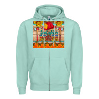 Seafoam firefighter mom Zipper Hoodie - HRA Design Shop