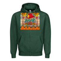 Sports Green firefighter mom Zipper Hoodie - HRA Design Shop