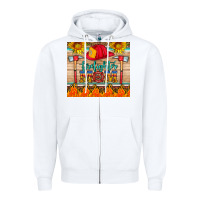 White firefighter mom Zipper Hoodie - HRA Design Shop