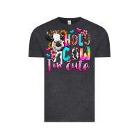 Vintage Black holy cow  m cute Vintage Tee - texasbilliewilder