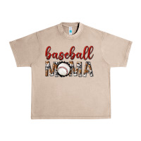 French Oak baseball mama with leopard Urban Heavy Tee - texasbilliewilder
