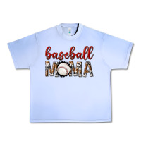 Grape Ice baseball mama with leopard Urban Heavy Tee - texasbilliewilder