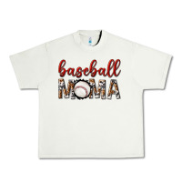 Pistachio baseball mama with leopard Urban Heavy Tee - texasbilliewilder