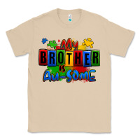 Mushroom my brother is ausome autism Classic Tee - Zillion Design Studio