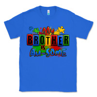 True Royal my brother is ausome autism Classic Tee - Zillion Design Studio