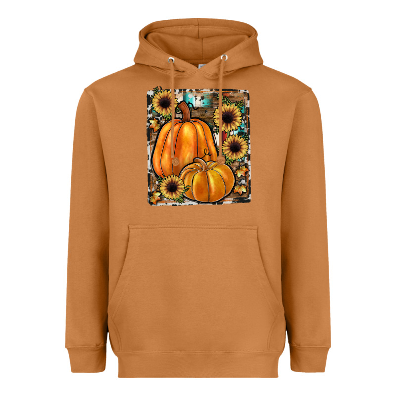 Sunflowers, Pumpkin, Cowhide, Serape Heavyweight Hoodie by JahusDesignShop | Teevron