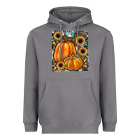 Storm sunflowers, pumpkin, cowhide, serape Heavyweight Hoodie - JahusDesignShop