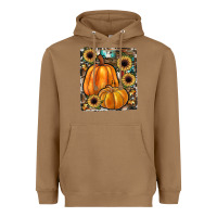 Toasted Coconut sunflowers, pumpkin, cowhide, serape Heavyweight Hoodie - JahusDesignShop