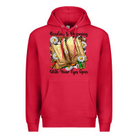 Cardinal reading is dreaming with your eyes open Premium Hoodie - NancyCooperArtShop
