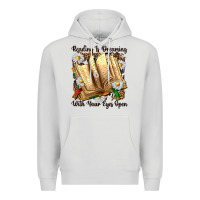 Dove Grey reading is dreaming with your eyes open Premium Hoodie - NancyCooperArtShop
