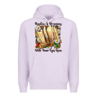 Lilac reading is dreaming with your eyes open Premium Hoodie - NancyCooperArtShop