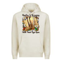 Oatmeal Heather reading is dreaming with your eyes open Premium Hoodie - NancyCooperArtShop