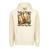 Sandshell reading is dreaming with your eyes open Premium Hoodie - NancyCooperArtShop