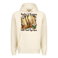 Tofu reading is dreaming with your eyes open Premium Hoodie - NancyCooperArtShop