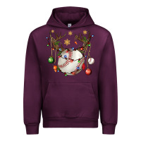 Mauve Wine Baseball Horn Christmas Urban Hoodie - BundleAndBundleShop
