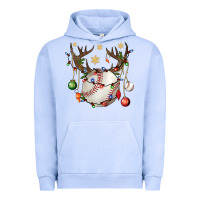 Pigment Grape Ice Baseball Horn Christmas Urban Hoodie - BundleAndBundleShop