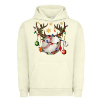 Pigment Pistachio Baseball Horn Christmas Urban Hoodie - BundleAndBundleShop