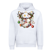 White Baseball Horn Christmas Urban Hoodie - BundleAndBundleShop