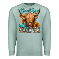 Seafoam don't be a salty heifer long haired cow Premium Sweatshirt - Jasminsmagicworld