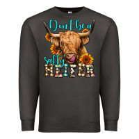 Smoke don't be a salty heifer long haired cow Premium Sweatshirt - Jasminsmagicworld