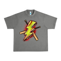 Tornado softball lightning bolt Urban Heavy Tee - Zillion Design Studio