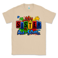 Mushroom my sister is ausome autism Classic Tee - Zillion Design Studio