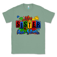 Sage my sister is ausome autism Classic Tee - Zillion Design Studio