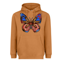 Meerkat 4th of july butterfly Heavyweight Hoodie - BundleAndBundleShop