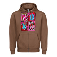 Chestnut xoxo with roses and candies olivia Zipper Hoodie - OliviaCreatesArt