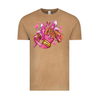 Vintage Camel Breast Cancer afro girl sneakers Vintage Tee - RanaPortraitStore